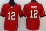 Tampa Bay Buccaneers #12 Tom Brady Limited Red Vapor Untouchable Jersey