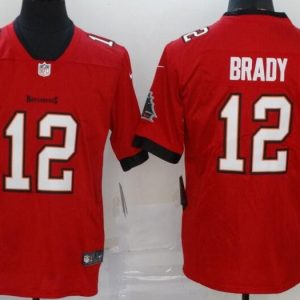 Tampa Bay Buccaneers #12 Tom Brady Limited Red Vapor Untouchable Jersey