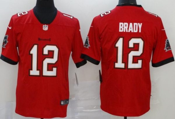 Tampa Bay Buccaneers #12 Tom Brady Limited Red Vapor Untouchable Jersey