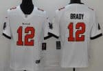 Tampa Bay Buccaneers #12 Tom Brady Limited White Vapor Untouchable Jersey