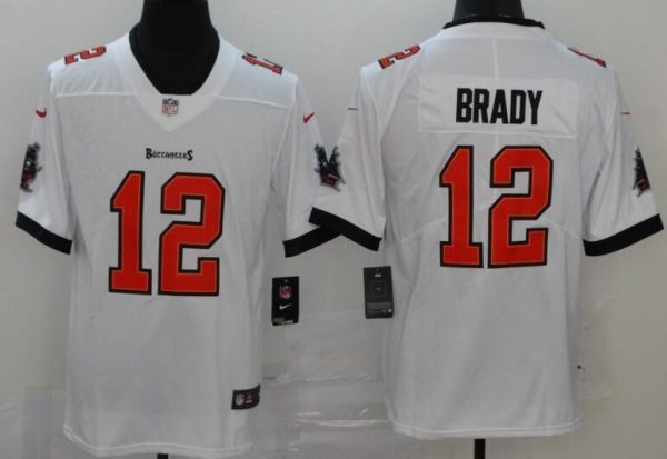 Tampa Bay Buccaneers #12 Tom Brady Limited White Vapor Untouchable Jersey