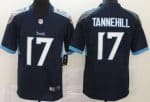 Tennessee Titans #17 Ryan Tannehill Limited Navy Vapor Untouchable Jersey